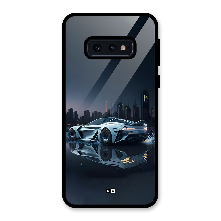Car of Future Glass Back Case for Galaxy S10e