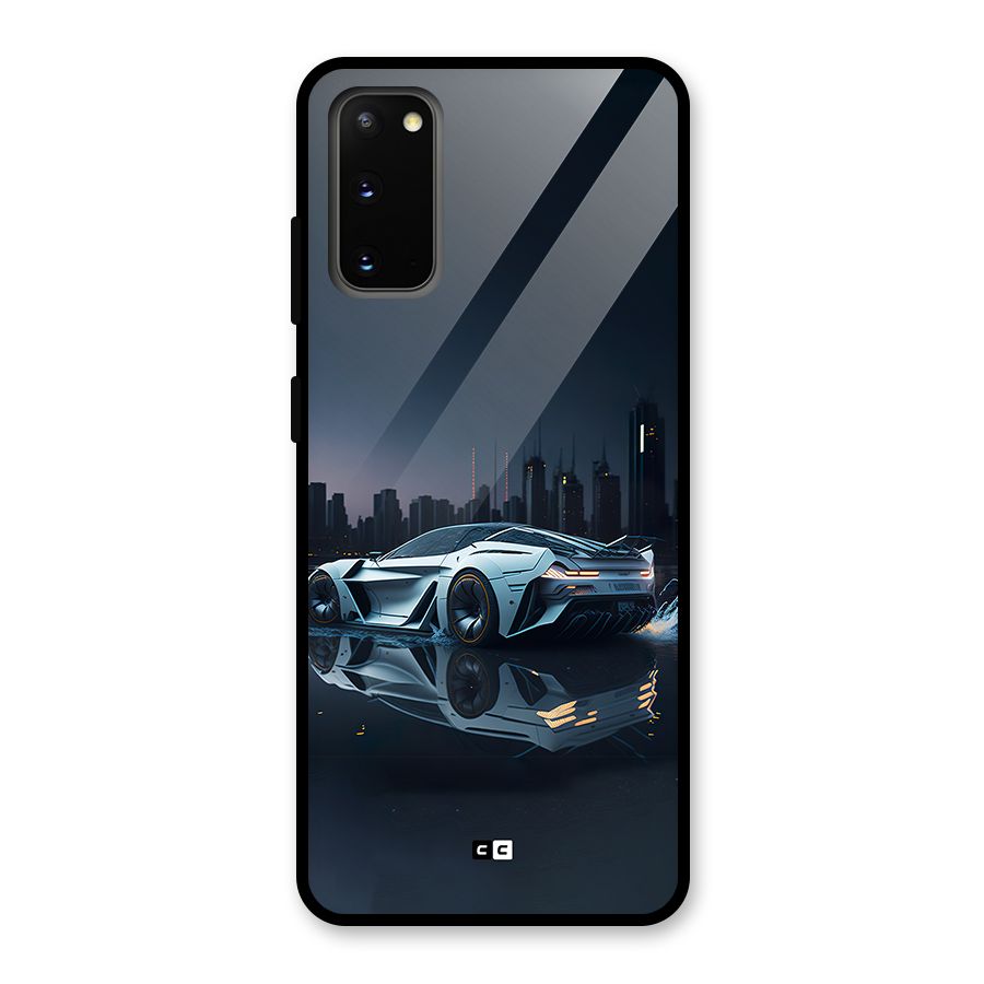 Car of Future Glass Back Case for Galaxy S20