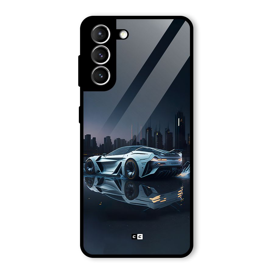 Car of Future Glass Back Case for Galaxy S21 5G