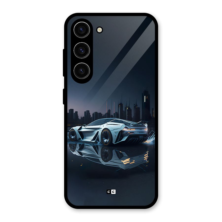Car of Future Glass Back Case for Galaxy S23