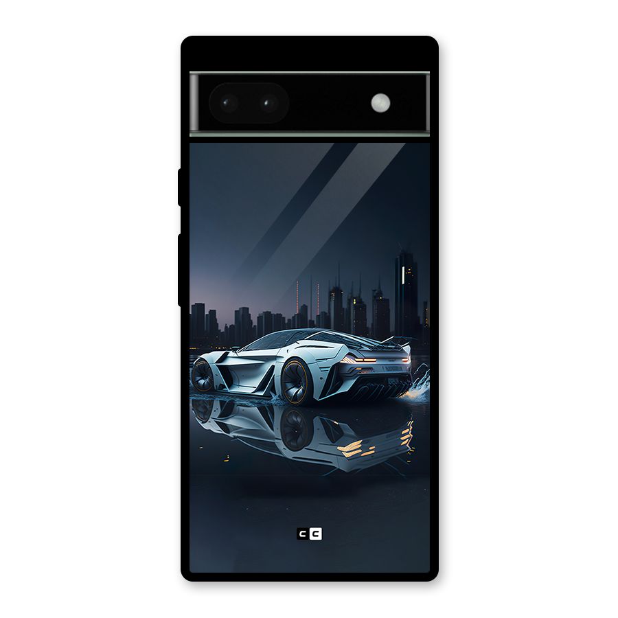 Car of Future Glass Back Case for Google Pixel 6a