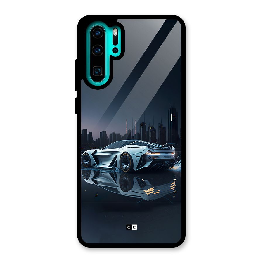 Car of Future Glass Back Case for Huawei P30 Pro