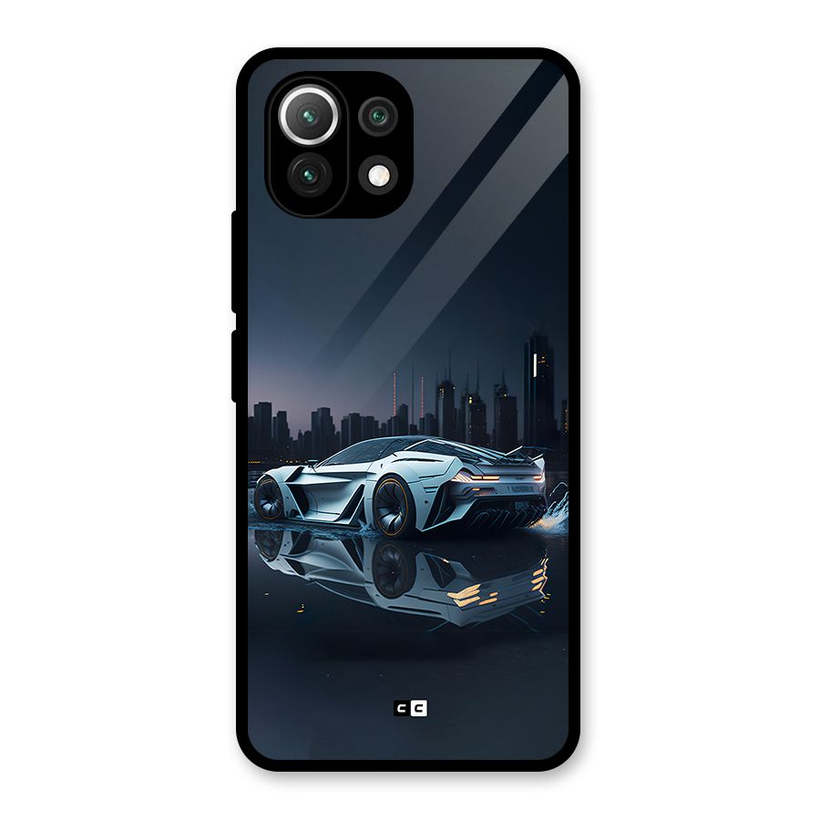 Car of Future Glass Back Case for Mi 11 Lite NE 5G