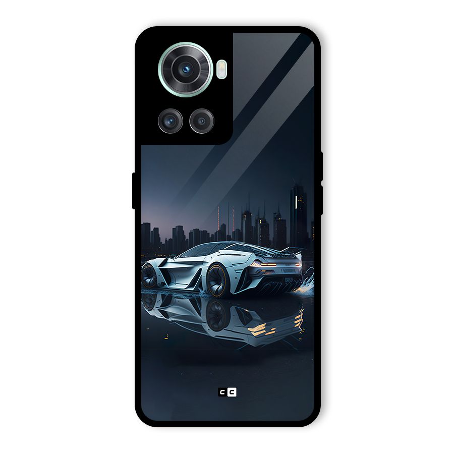 Car of Future Glass Back Case for OnePlus 10R