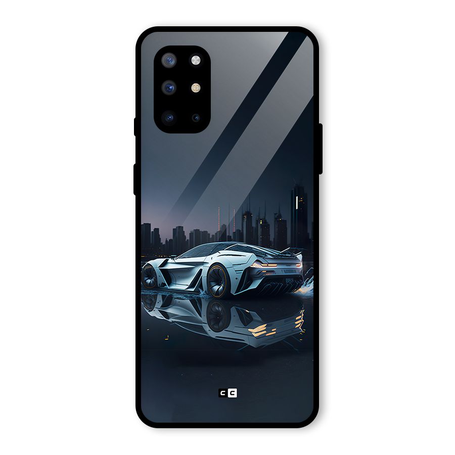 Car of Future Glass Back Case for OnePlus 8T