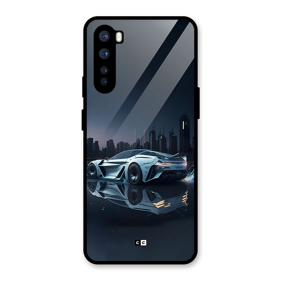 Car of Future Glass Back Case for OnePlus Nord