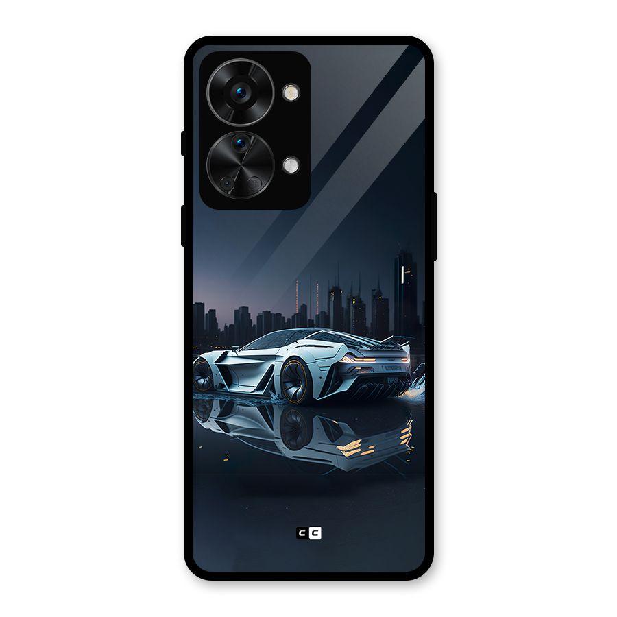 Car of Future Glass Back Case for OnePlus Nord 2T