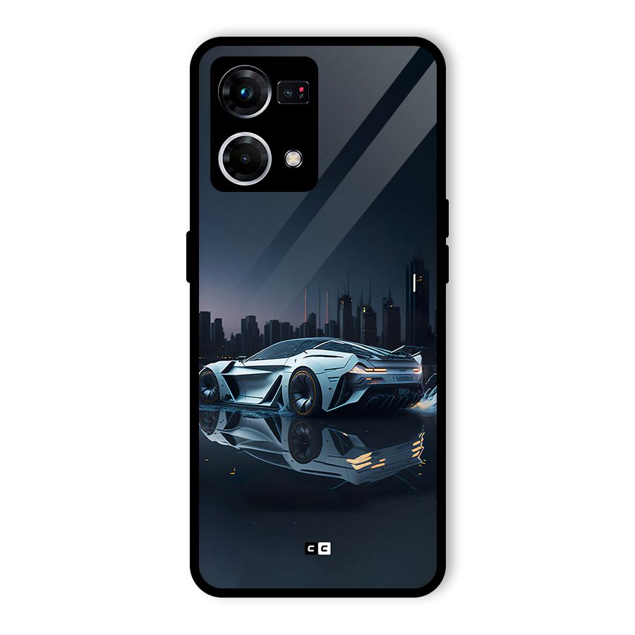 Car of Future Glass Back Case for Oppo F21s Pro 4G