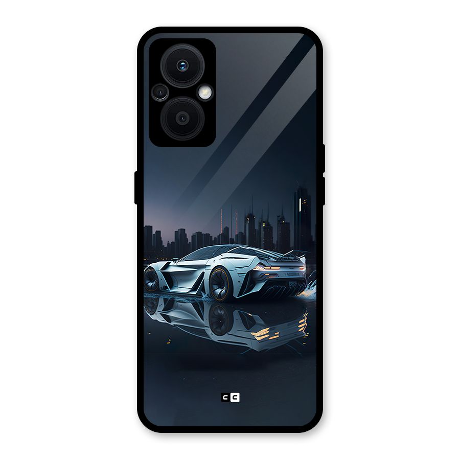 Car of Future Glass Back Case for Oppo F21s Pro 5G