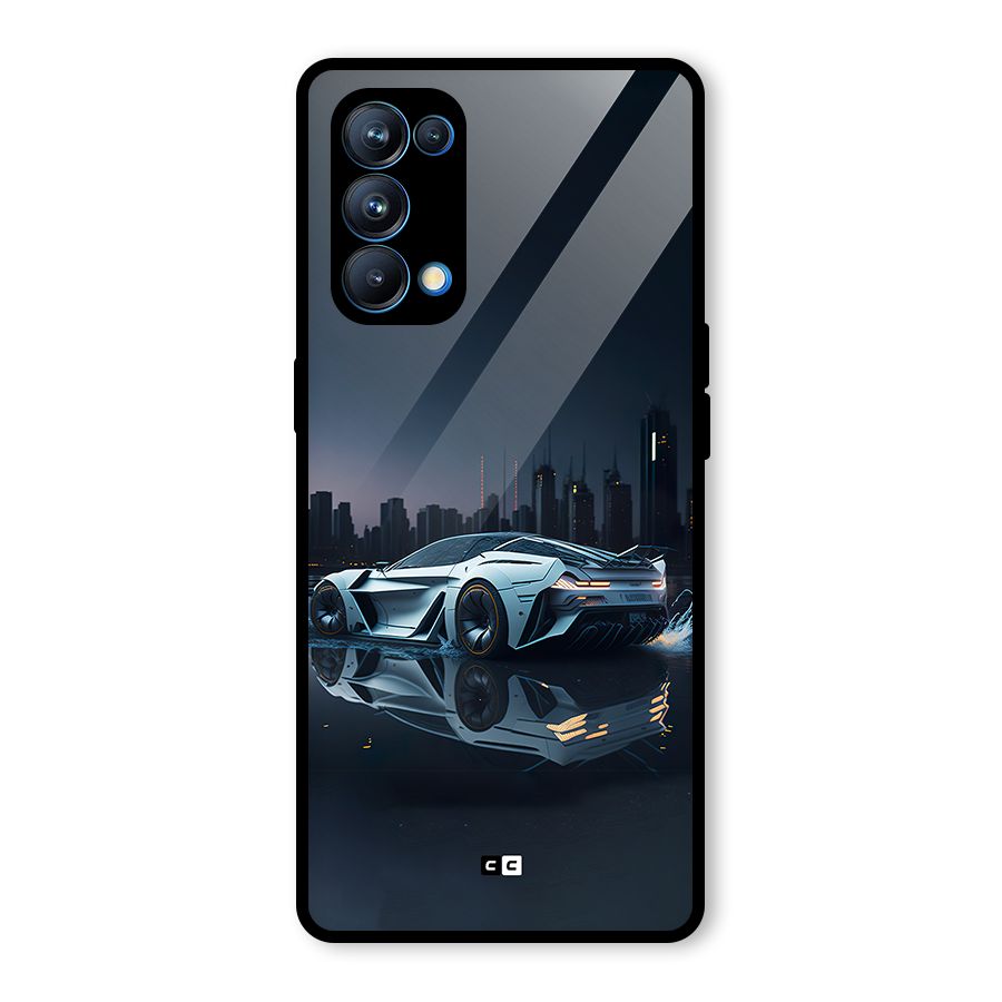 Car of Future Glass Back Case for Oppo Reno5 Pro 5G