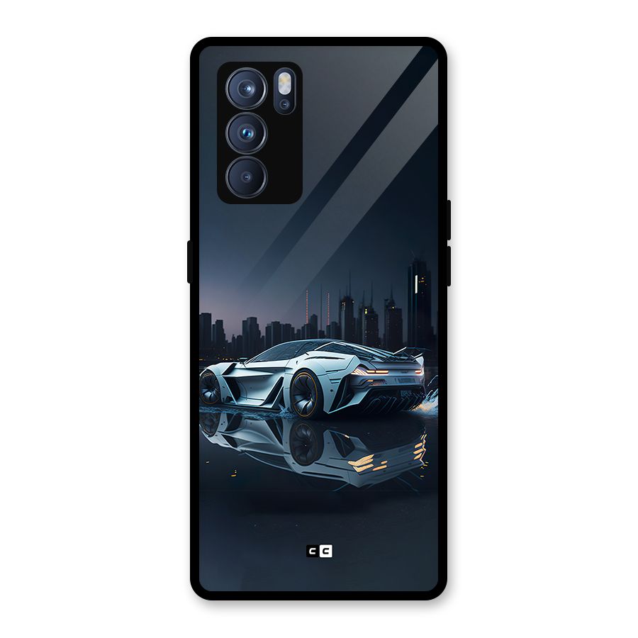 Car of Future Glass Back Case for Oppo Reno6 Pro 5G