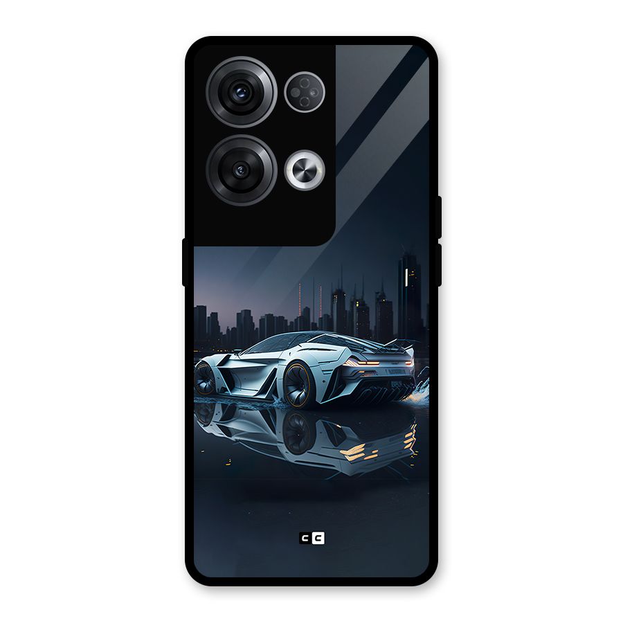 Car of Future Glass Back Case for Oppo Reno8 Pro 5G