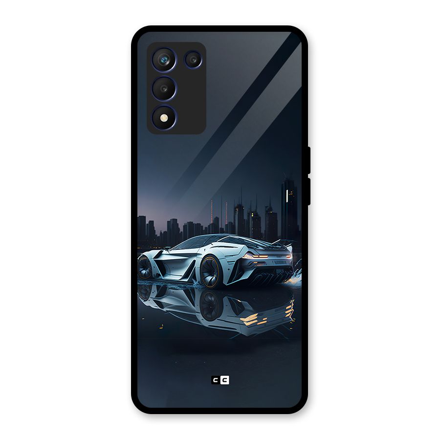 Car of Future Glass Back Case for Realme 9 5G Speed