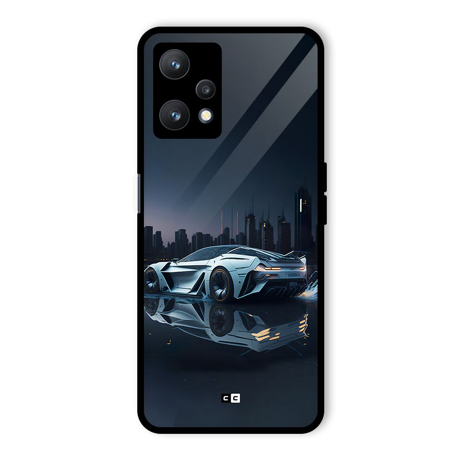Car of Future Glass Back Case for Realme 9 Pro 5G