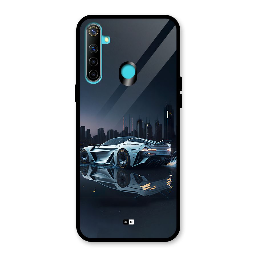 Car of Future Glass Back Case for Realme Narzo 10