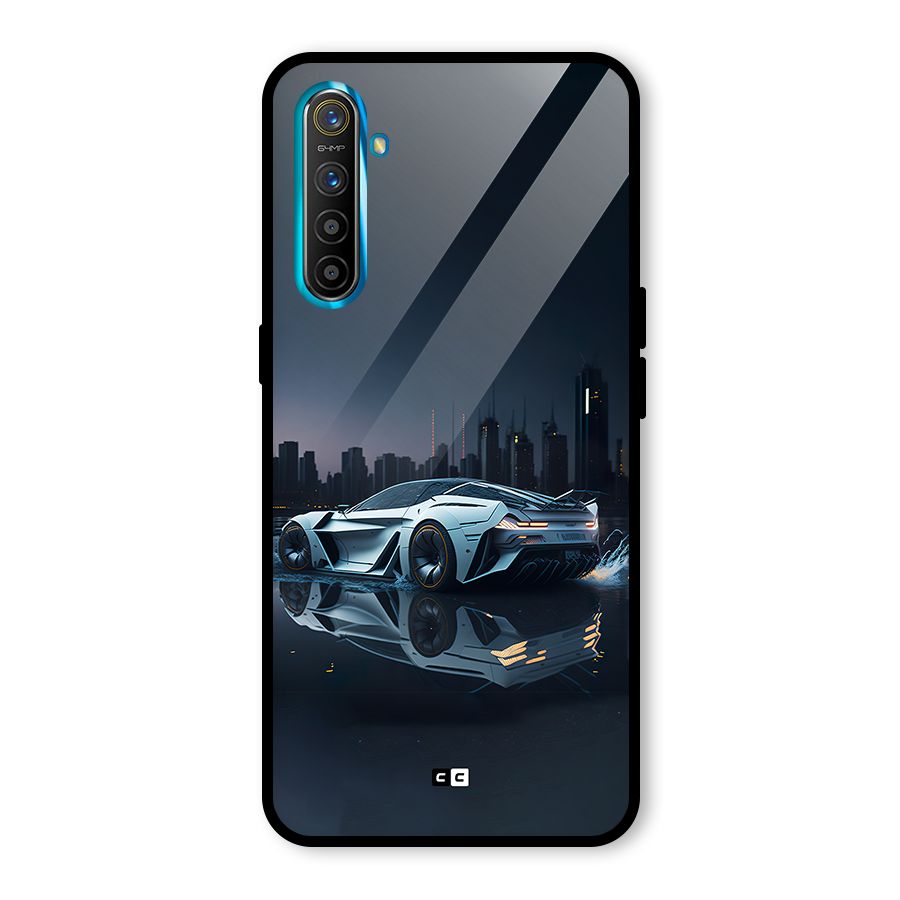 Car of Future Glass Back Case for Realme X2