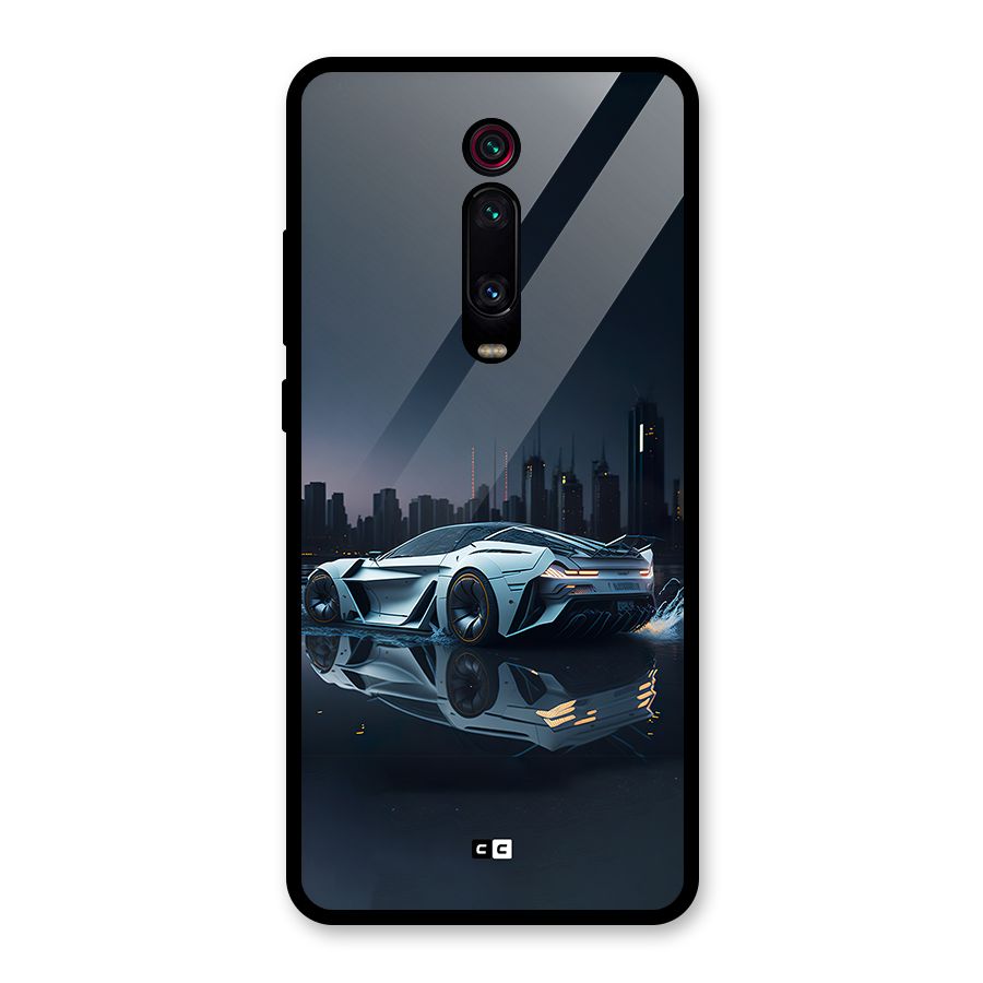 Car of Future Glass Back Case for Redmi K20