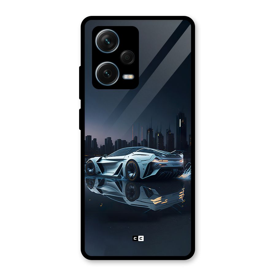 Car of Future Glass Back Case for Redmi Note 12 Pro Plus 5G