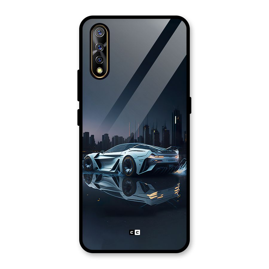 Car of Future Glass Back Case for Vivo S1