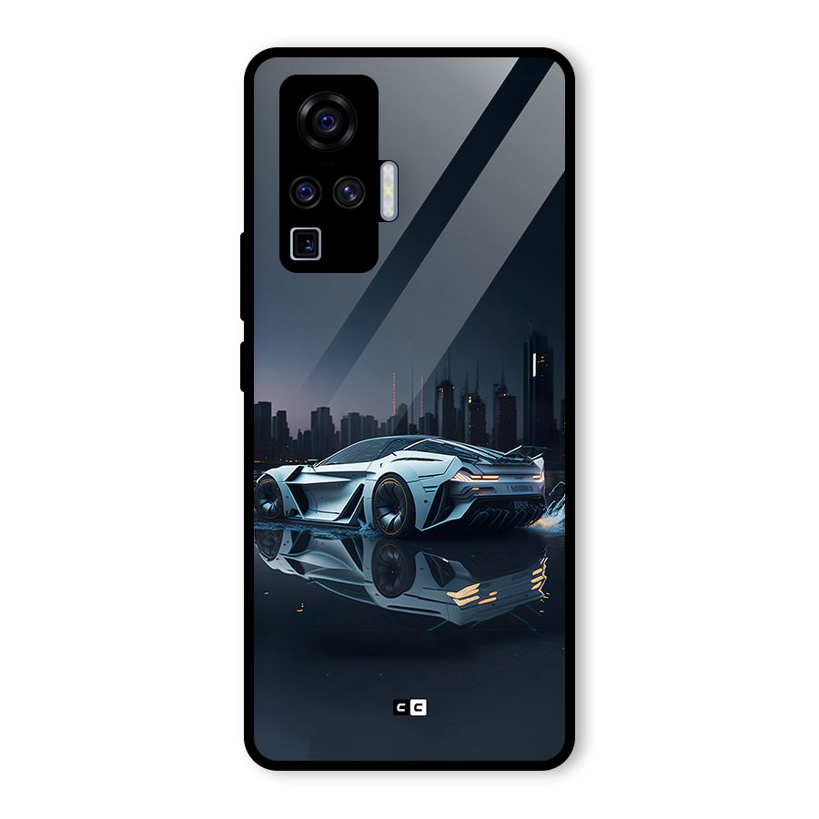 Car of Future Glass Back Case for Vivo X50 Pro