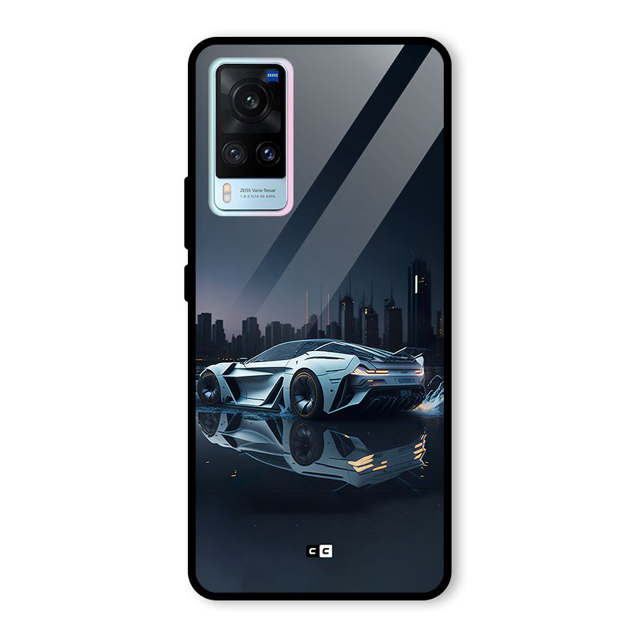 Car of Future Glass Back Case for Vivo X60