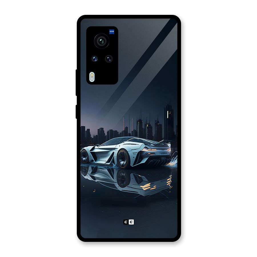 Car of Future Glass Back Case for Vivo X60 Pro