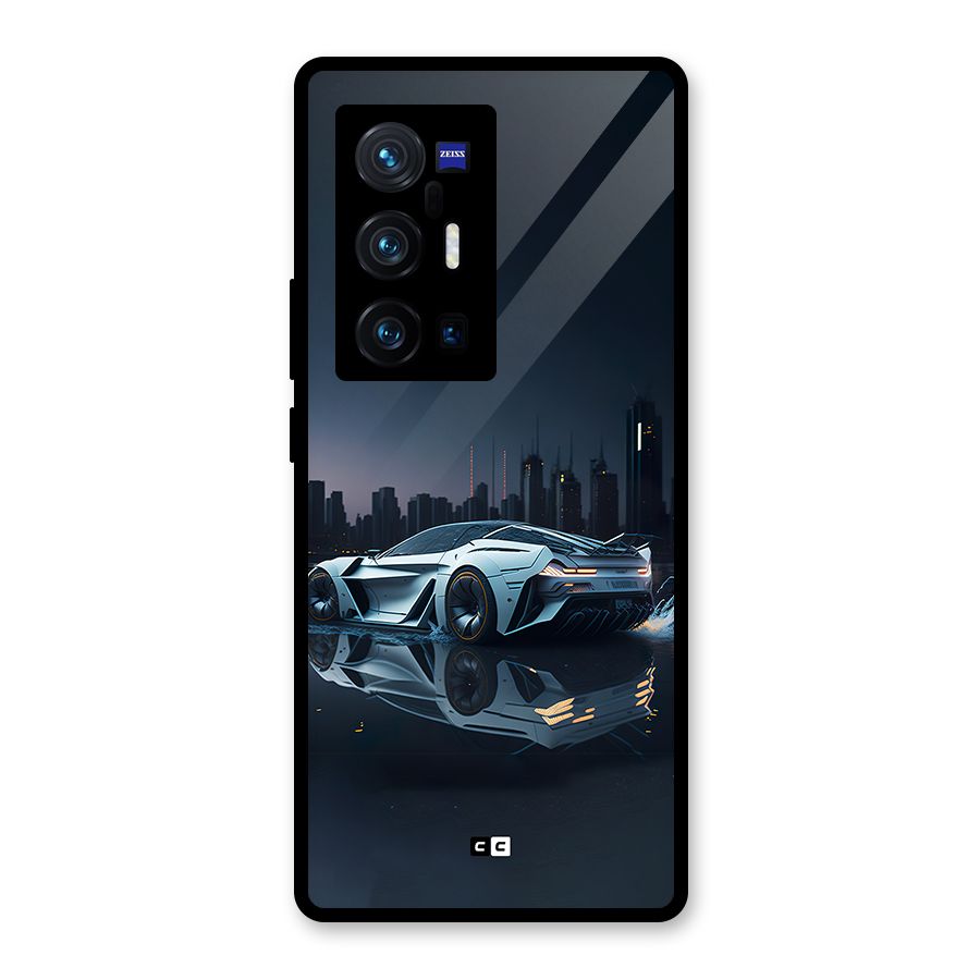 Car of Future Glass Back Case for Vivo X70 Pro Plus