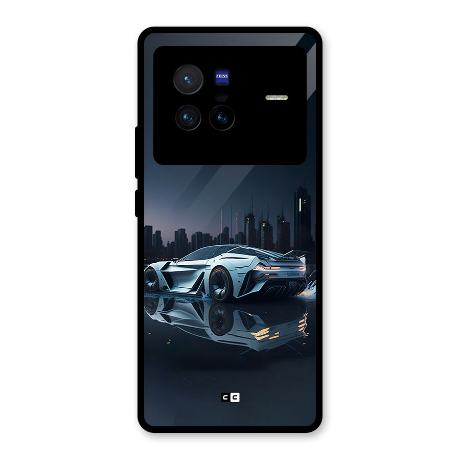 Car of Future Glass Back Case for Vivo X80