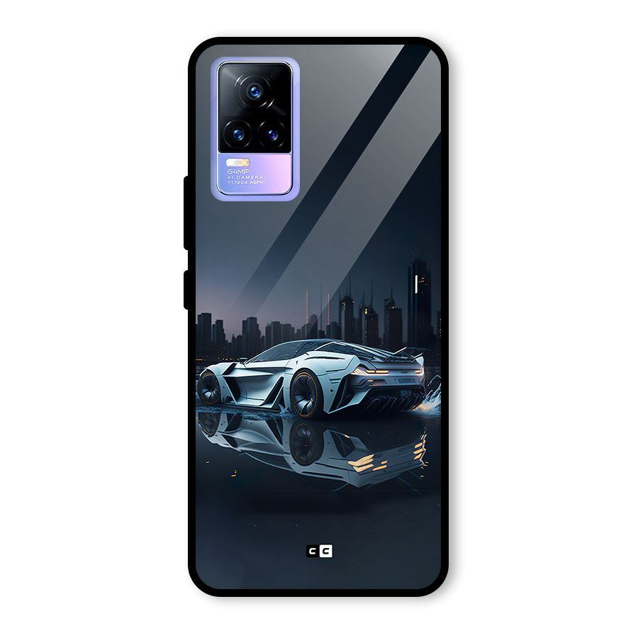 Car of Future Glass Back Case for Vivo Y73