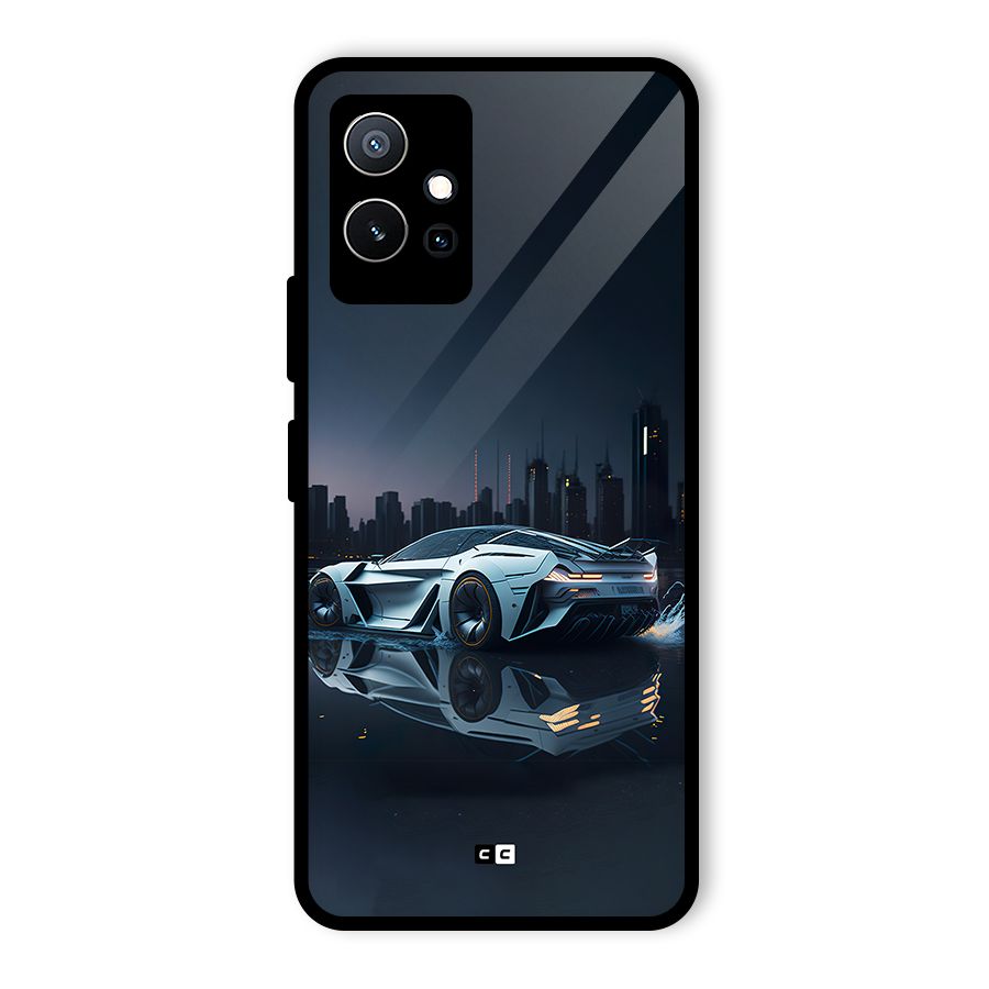 Car of Future Glass Back Case for Vivo Y75 5G