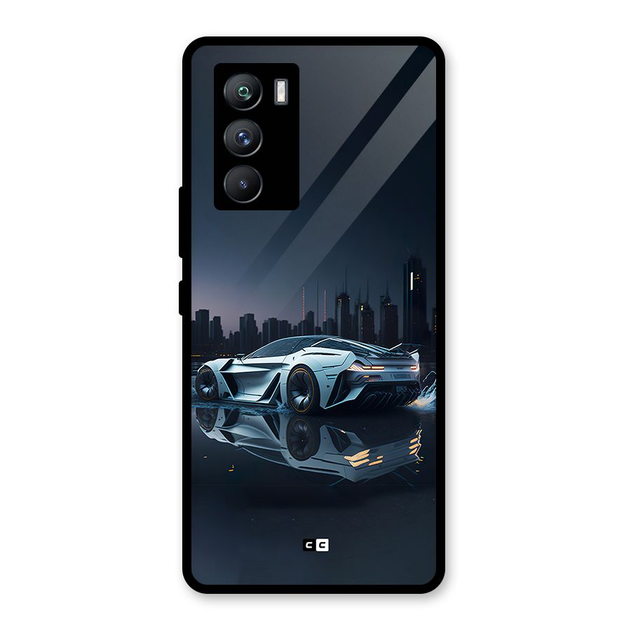 Car of Future Glass Back Case for Vivo iQOO 9 SE