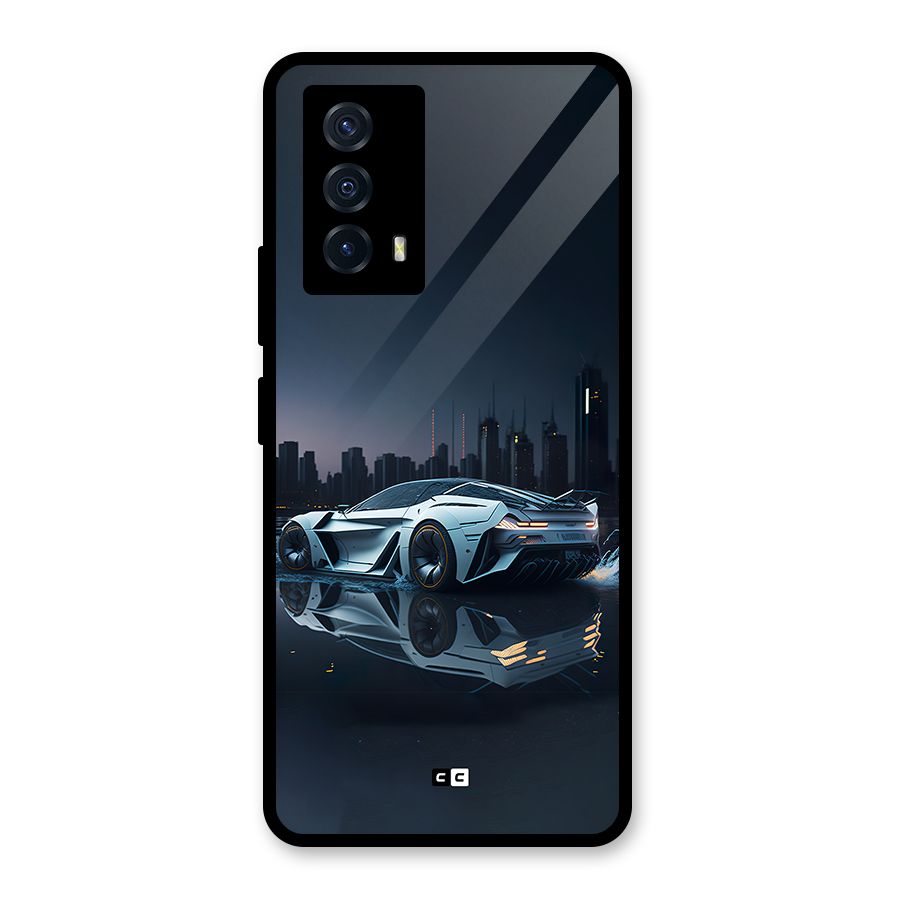 Car of Future Glass Back Case for Vivo iQOO Z5