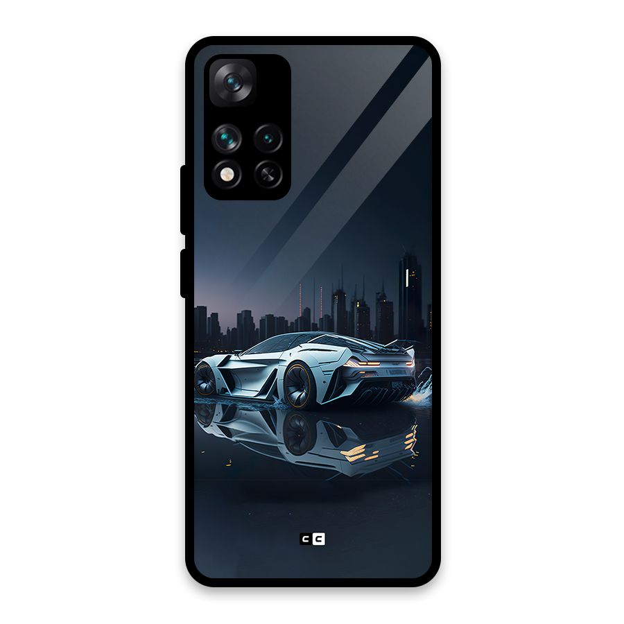 Car of Future Glass Back Case for Xiaomi 11i HyperCharge 5G