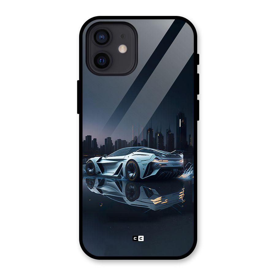 Car of Future Glass Back Case for iPhone 12