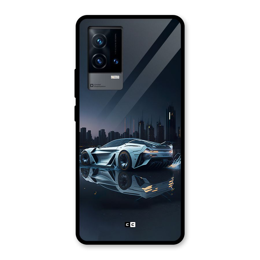 Car of Future Glass Back Case for iQOO 9 5G