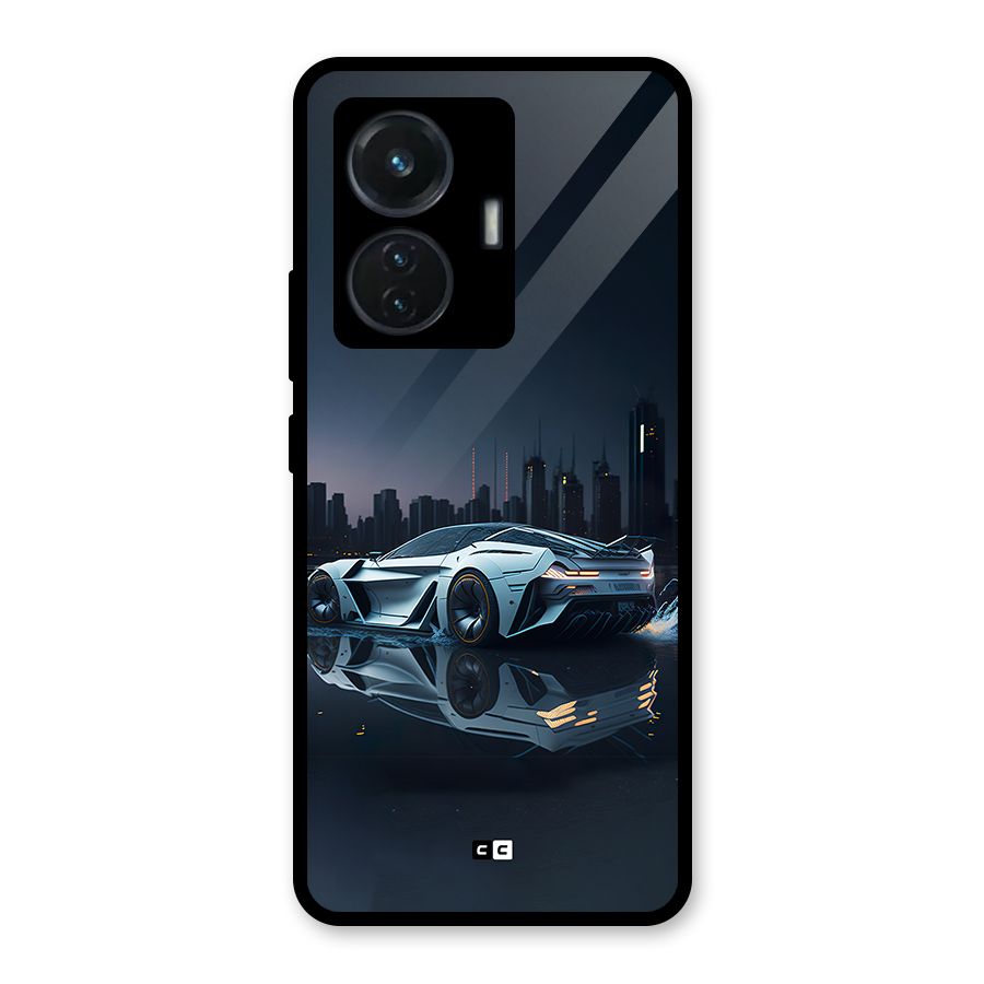 Car of Future Glass Back Case for iQOO Z6 44W
