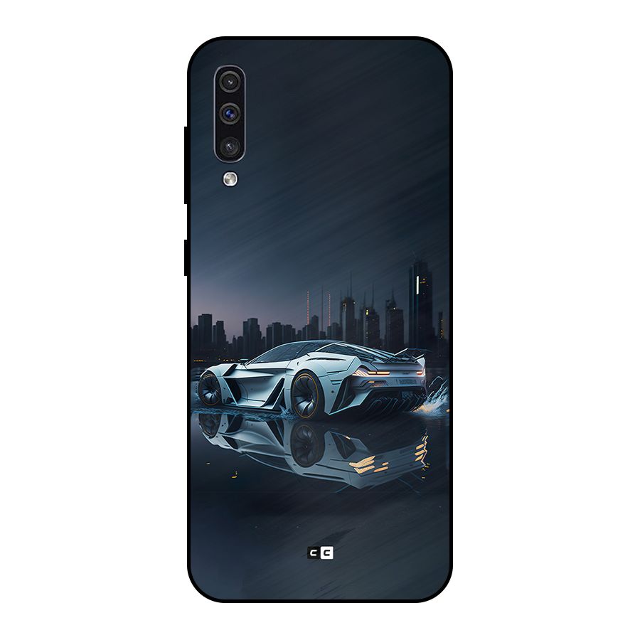 Car of Future Metal Back Case for Galaxy A50