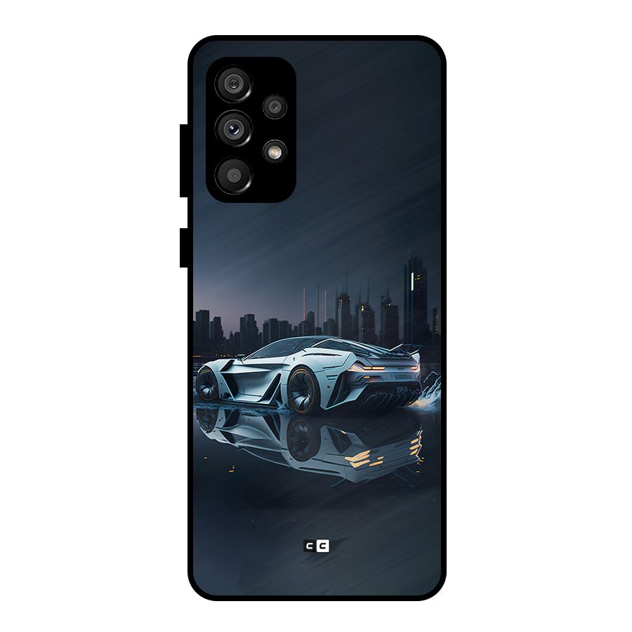 Car of Future Metal Back Case for Galaxy A73 5G