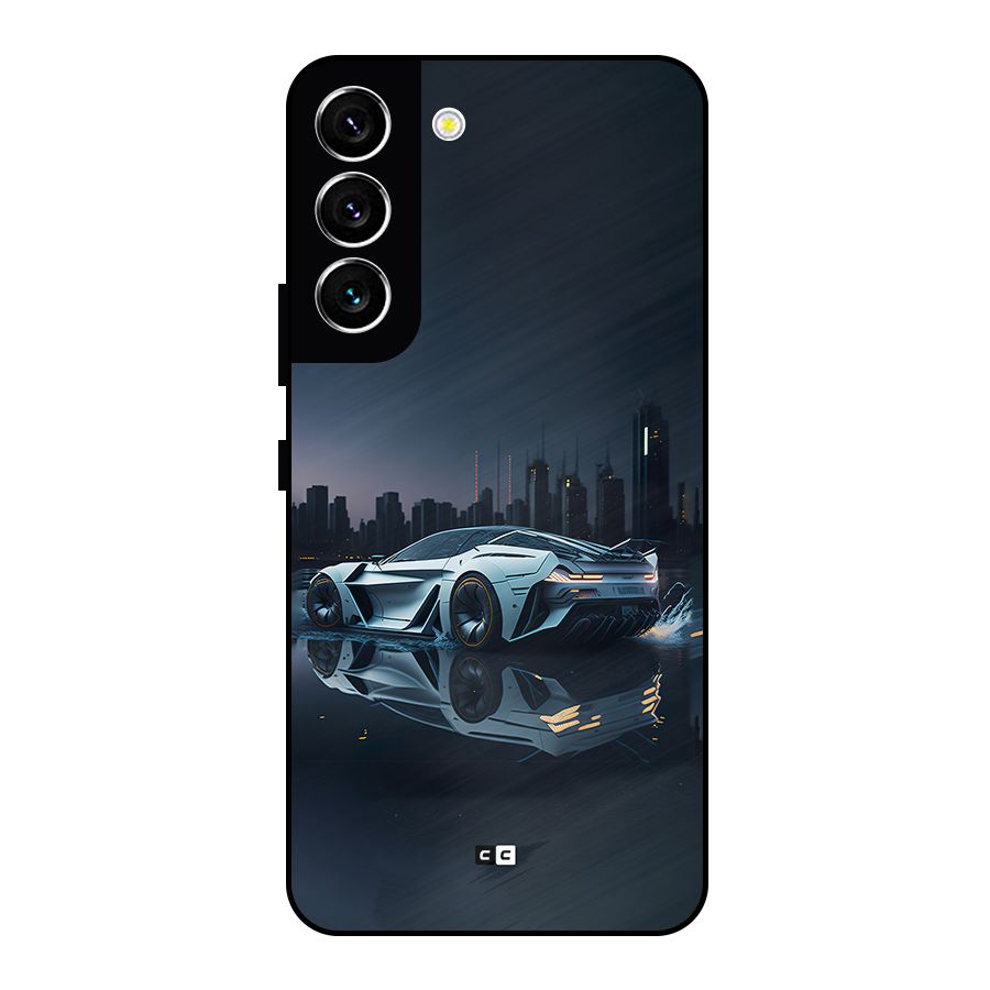 Car of Future Metal Back Case for Galaxy S22 5G