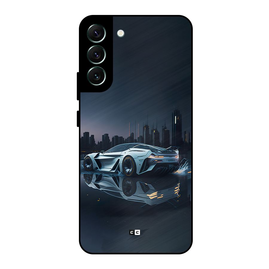 Car of Future Metal Back Case for Galaxy S22 Plus 5G