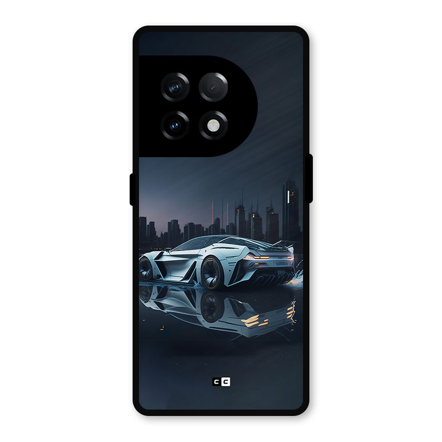 Car of Future Metal Back Case for OnePlus 11R