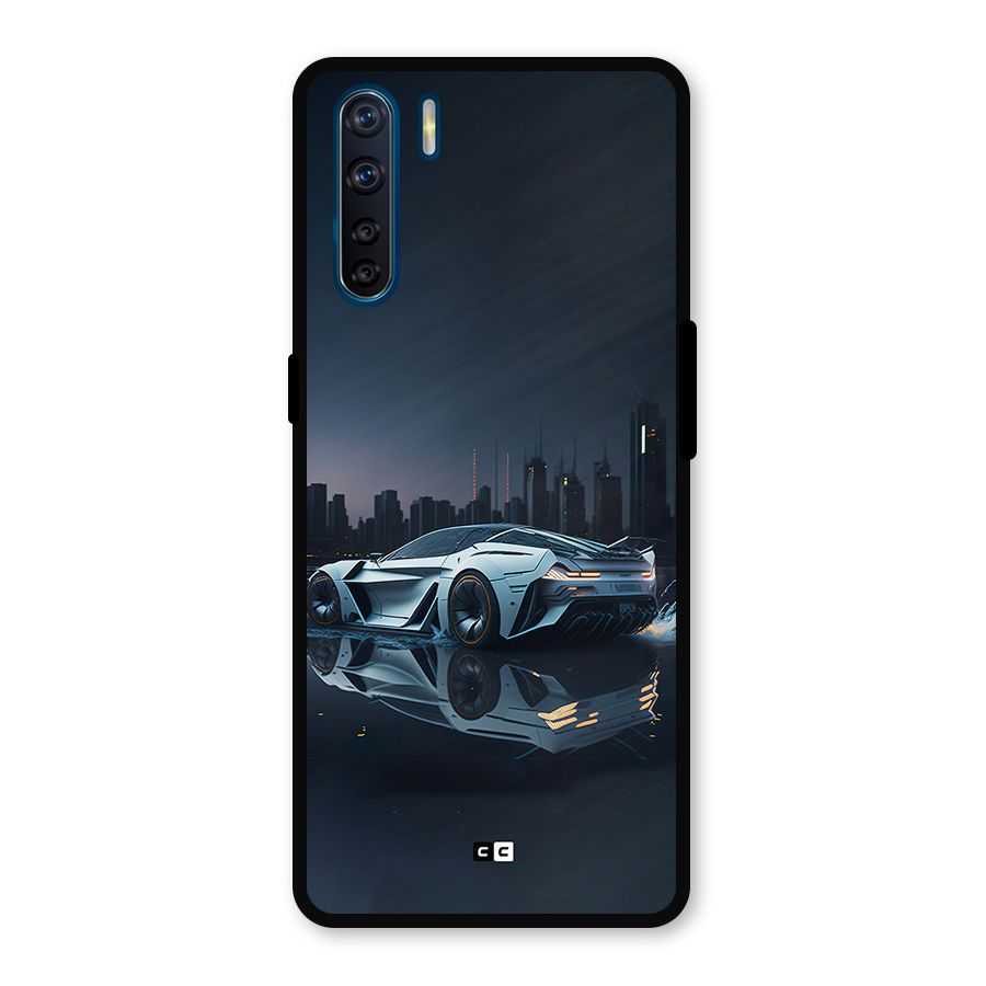 Car of Future Metal Back Case for Oppo F15