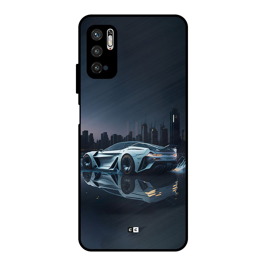Car of Future Metal Back Case for Poco M3 Pro 5G