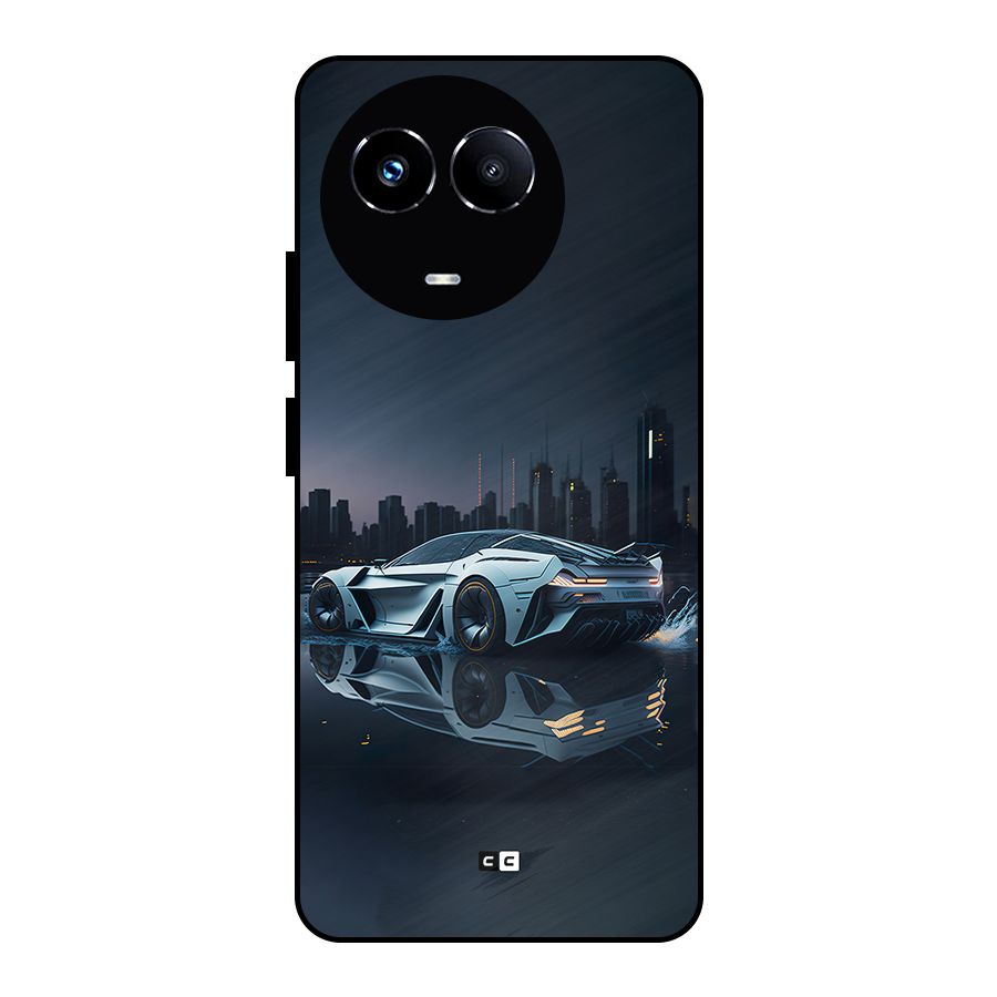 Car of Future Metal Back Case for Realme 11 5G
