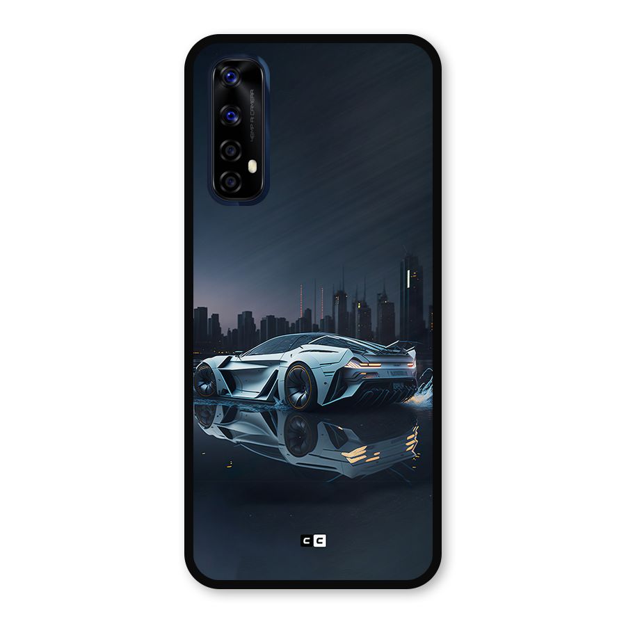 Car of Future Metal Back Case for Realme 7