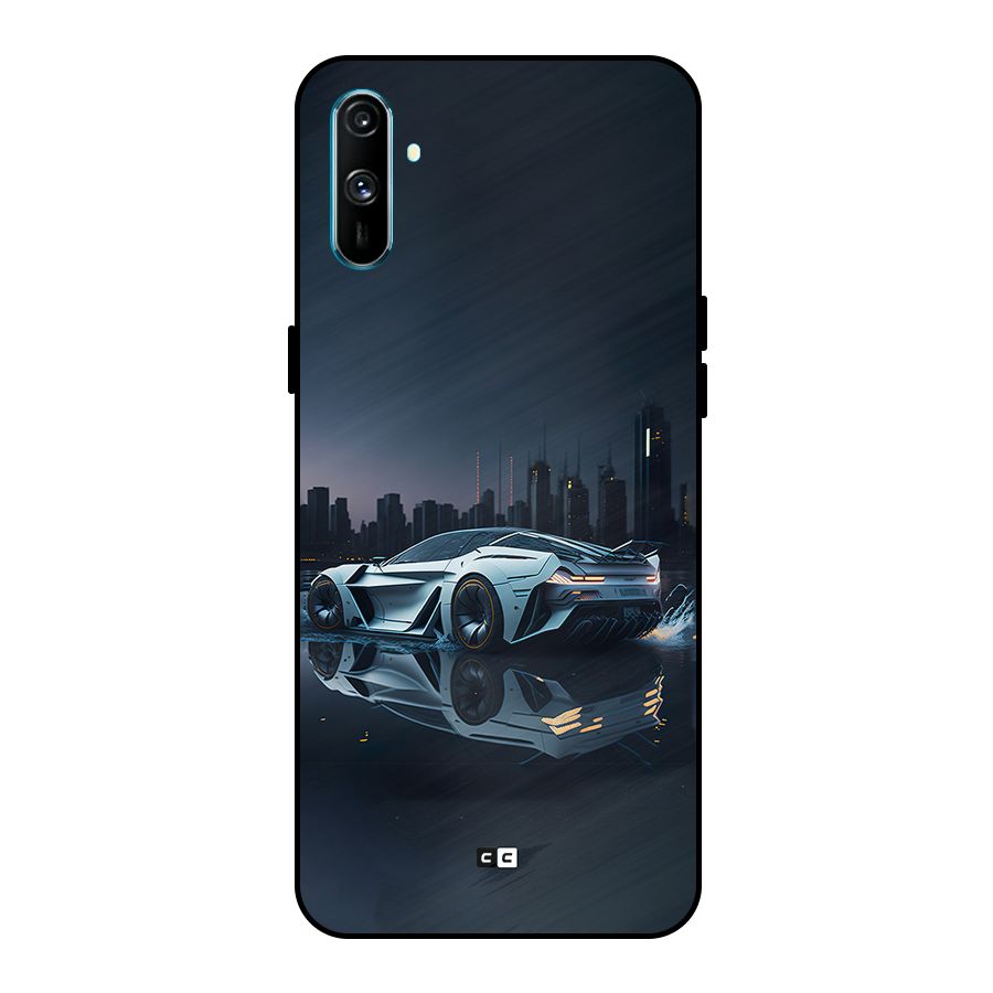 Car of Future Metal Back Case for Realme C3