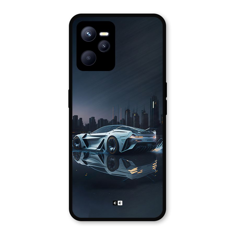 Car of Future Metal Back Case for Realme C35
