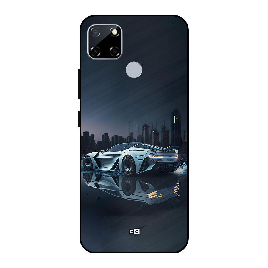 Car of Future Metal Back Case for Realme Narzo 30A