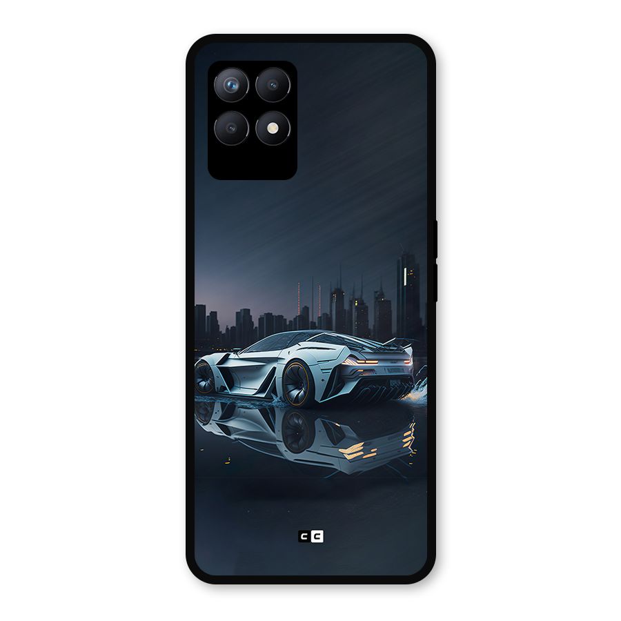 Car of Future Metal Back Case for Realme Narzo 50