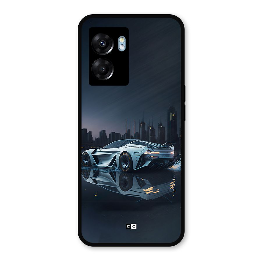 Car of Future Metal Back Case for Realme Narzo 50 5G